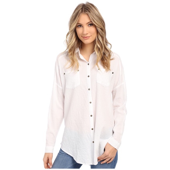 Free People Tops - Free People Love Her Madly Button Down sz M